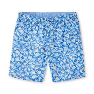 NEW PETER MILLAR men's tackle the day swim trunk in marina blue